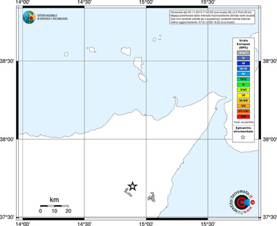 Mappa EMS - territori località