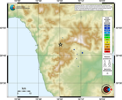 Mappa EMS - località
