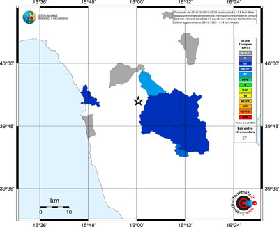 Mappa EMS - territori comuni