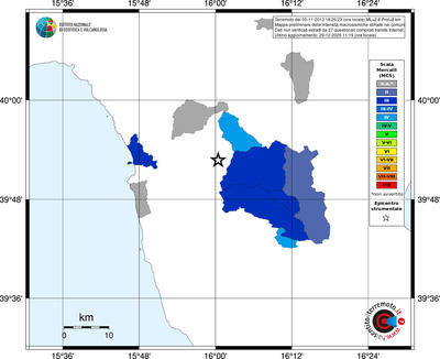 Mappa MCS - territori comuni