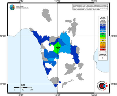 Mappa EMS - territori comuni