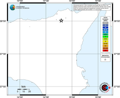 Mappa EMS - territori località