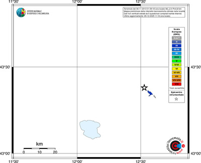 Mappa EMS - territori località