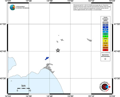 Mappa EMS - territori località