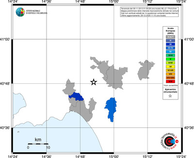 Mappa EMS - territori comuni
