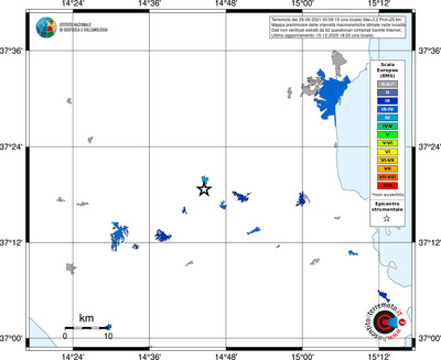 Mappa EMS - territori località