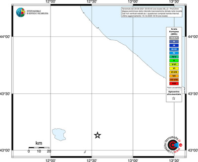 Mappa EMS - territori località
