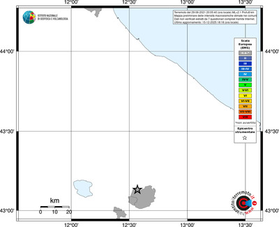 Mappa EMS - territori comuni