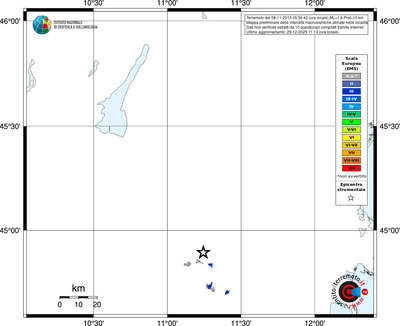 Mappa EMS - territori località