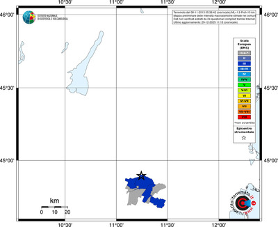 Mappa EMS - territori comuni