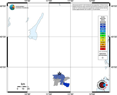 Mappa MCS - territori comuni