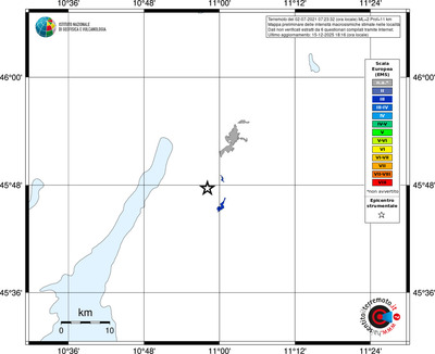 Mappa EMS - territori località