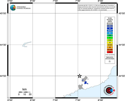 Mappa EMS - territori comuni