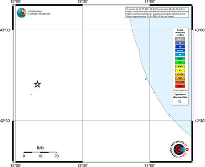 Mappa MCS - territori località
