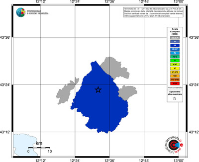 Mappa EMS - territori comuni