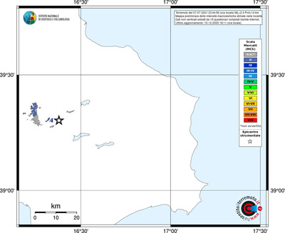 Mappa MCS - territori località