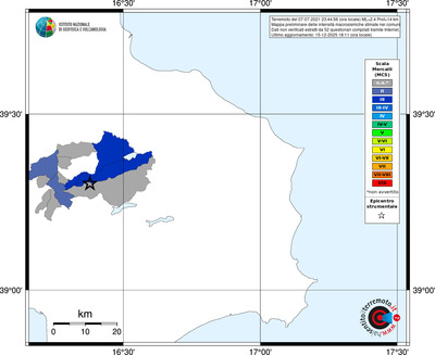 Mappa MCS - territori comuni