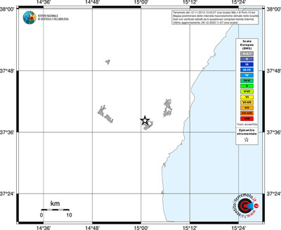 Mappa EMS - territori località