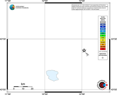 Mappa MCS - territori località