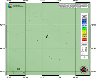 Mappa EMS - località