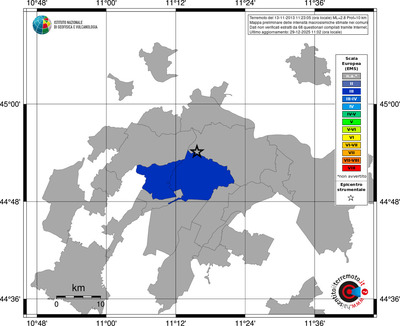 Mappa EMS - territori comuni