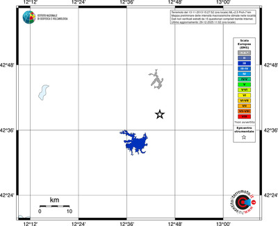Mappa EMS - territori località