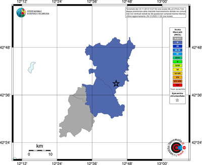 Mappa MCS - territori comuni