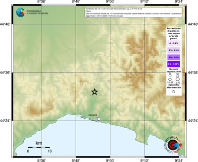 Mappa comuni con almeno 3 questionari