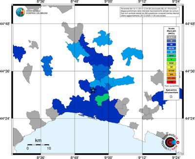 Mappa MCS - territori comuni