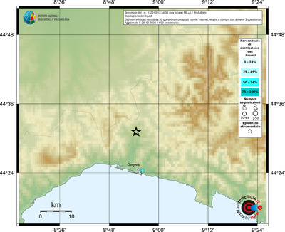 Mappa comuni con almeno 3 questionari