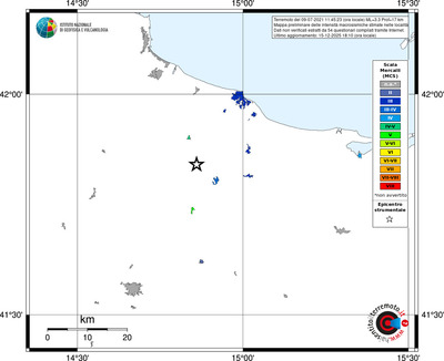 Mappa MCS - territori località