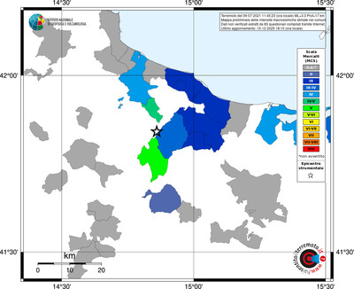 Mappa MCS - territori comuni