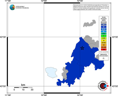 Mappa EMS - territori comuni