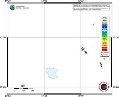 Mappa MCS - territori località