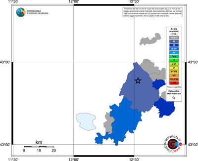 Mappa MCS - territori comuni