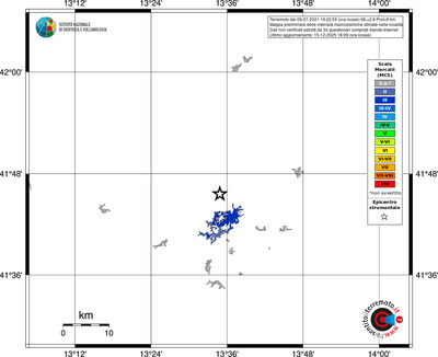 Mappa MCS - territori località