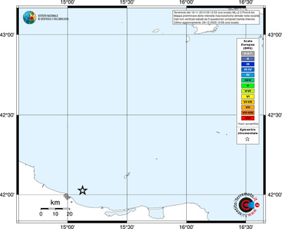 Mappa EMS - territori località