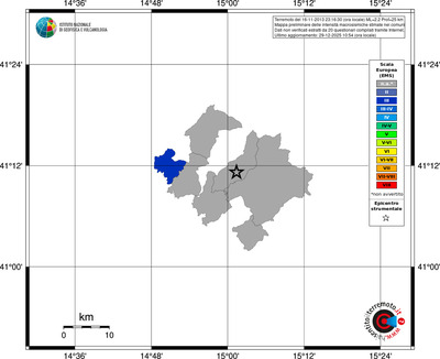 Mappa EMS - territori comuni
