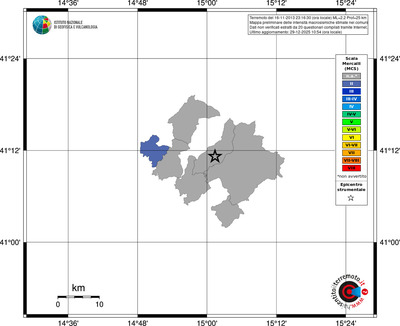 Mappa MCS - territori comuni