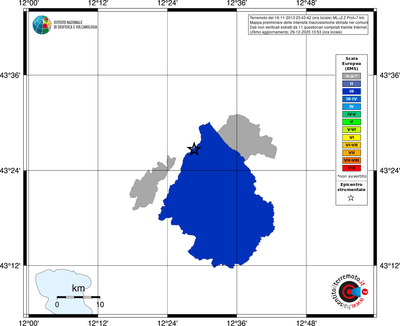 Mappa EMS - territori comuni