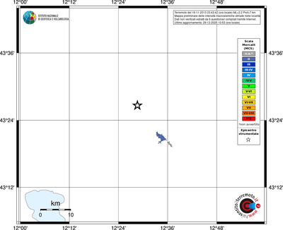 Mappa MCS - territori località