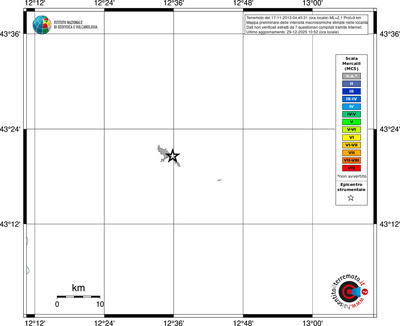 Mappa MCS - territori località