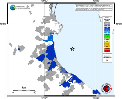 Mappa EMS - territori comuni