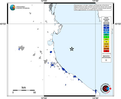 Mappa EMS - territori località