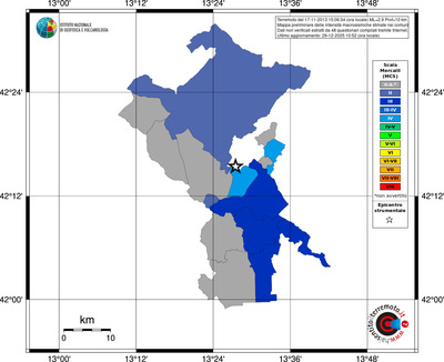 Mappa MCS - territori comuni