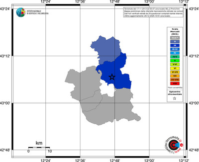 Mappa MCS - territori comuni