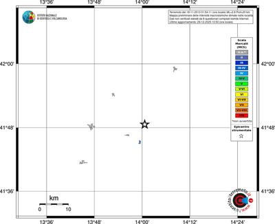 Mappa MCS - territori località