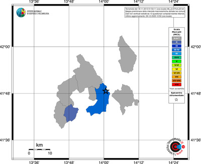 Mappa MCS - territori comuni