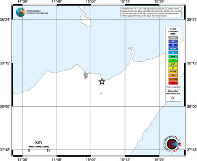Mappa EMS - territori località