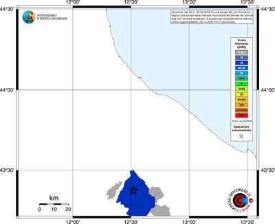 Mappa EMS - territori comuni